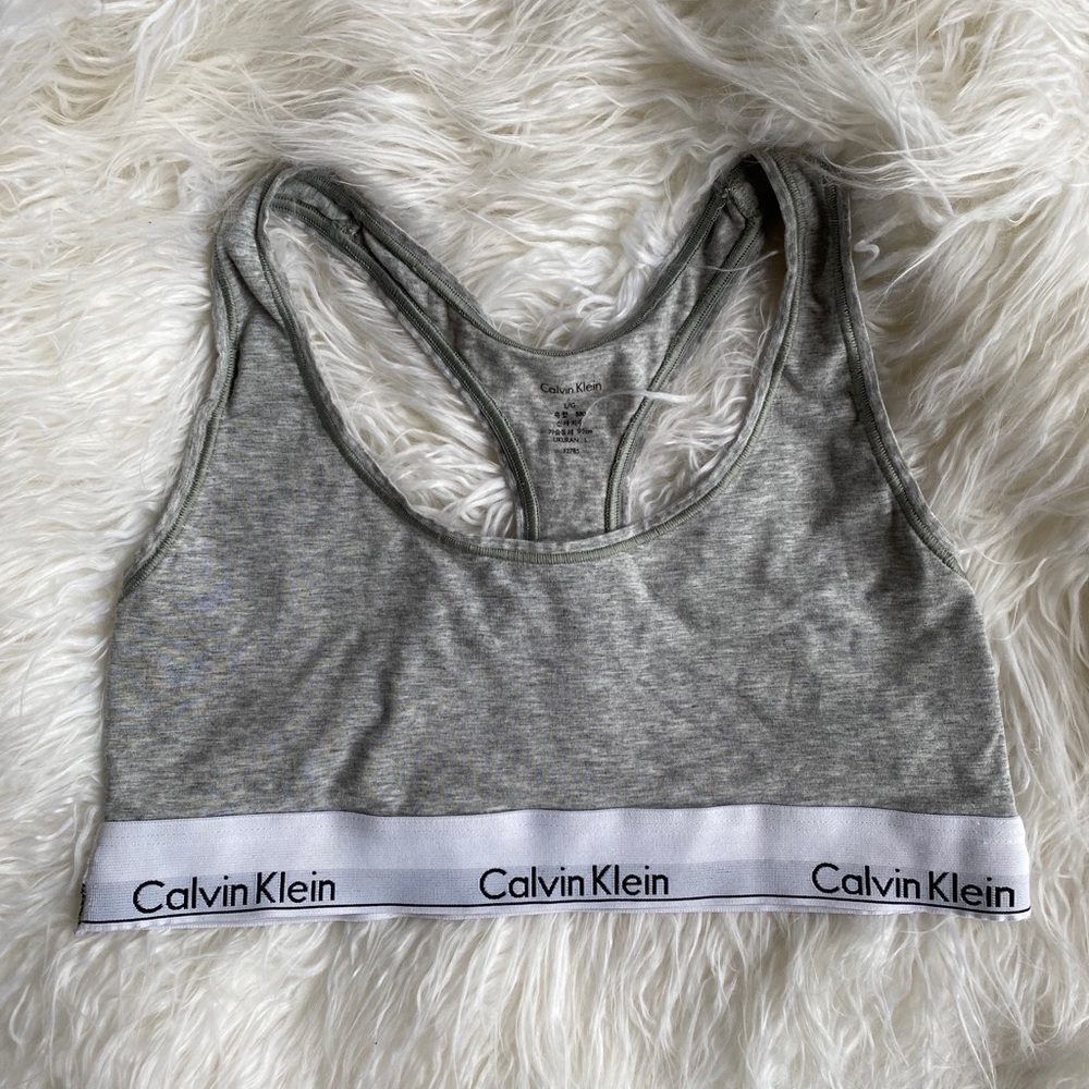 Grey Calvin Klein Bralette